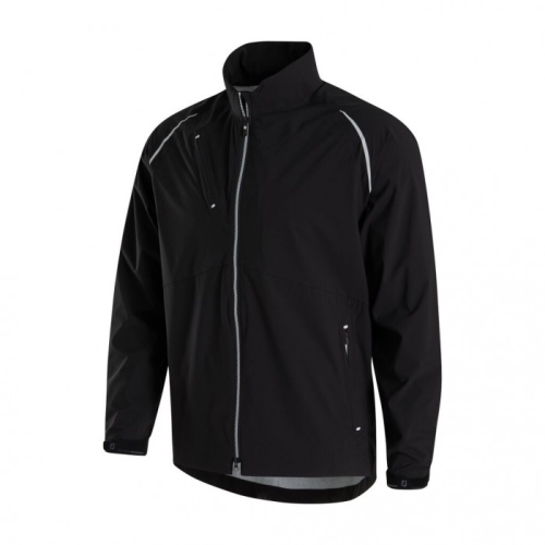 Black Men's Footjoy Select LS Rain Jacket | US-27965BA