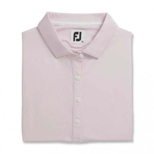 Light Pink Women's Footjoy Solid Lisle Sleeveless Shirts | US-38217TQ